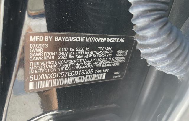 5UXWX9C57E0D18305 BMW X3 Xdrive28i