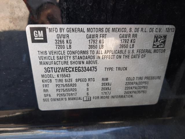 3GTU2WECXEG334475 GMC Sierra K1500 Denali