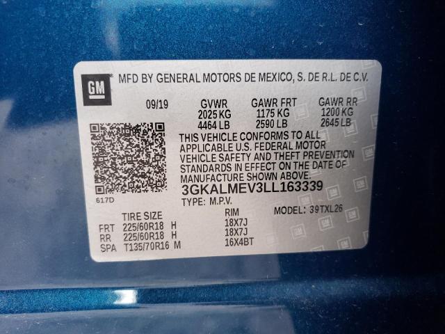 3GKALMEV3LL163339 GMC Terrain Sle