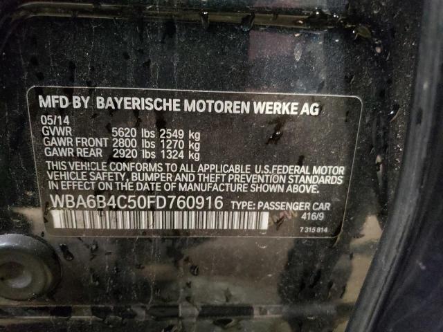 WBA6B4C50FD760916 BMW 650 Xi Gran Coupe