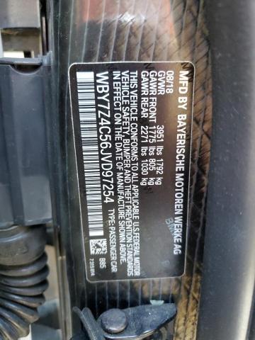 WBY7Z4C56JVD97254 BMW I3 REX