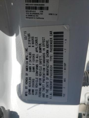 1HGCR6F31FA008524 Honda ACCORD HYBRID