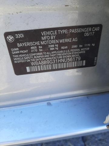 WBA8B9G31HNU56179 BMW 330 I