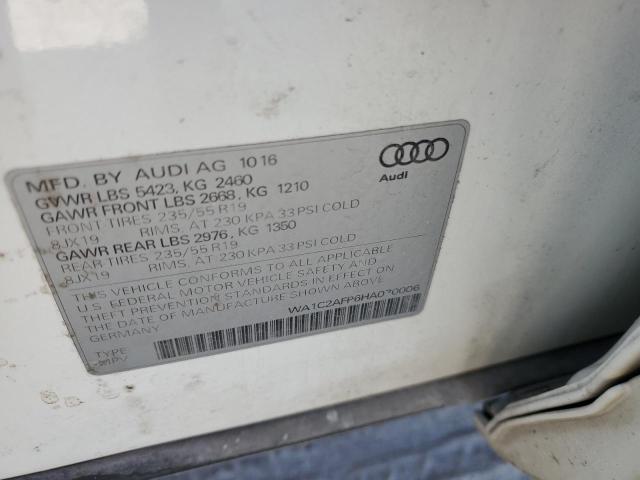 WA1C2AFP6HA070006 Audi Q5 PREMIUM