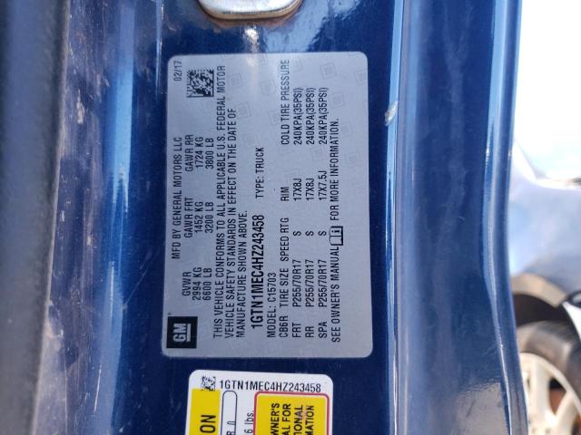 1GTN1MEC4HZ243458 GMC Sierra C1500 Sle