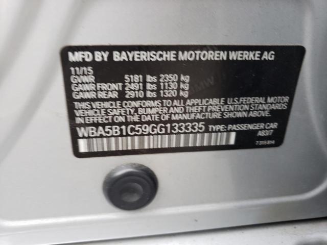 WBA5B1C59GG133335 BMW 535 I
