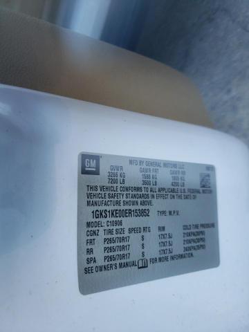 1GKS1KE00ER153852 GMC Yukon Xl C1500 Slt