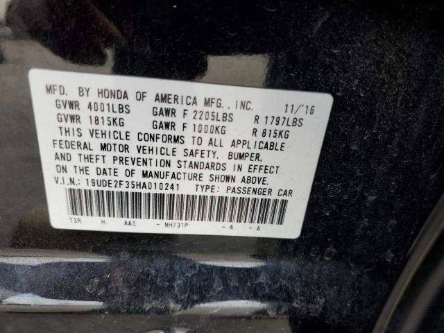 19UDE2F35HA010241 Acura Ilx Base Watch Plus