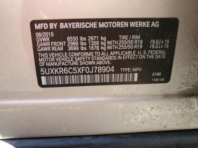 5UXKR6C5XF0J78904 BMW X5 Xdrive50i