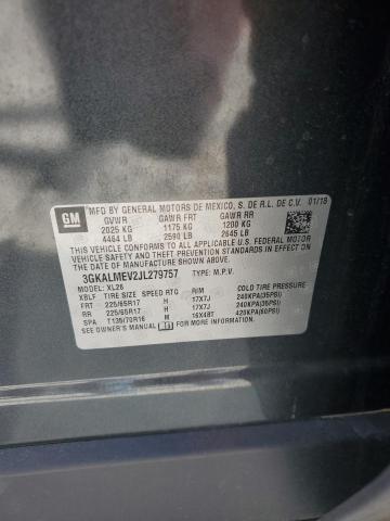 3GKALMEV2JL279757 GMC Terrain Sle