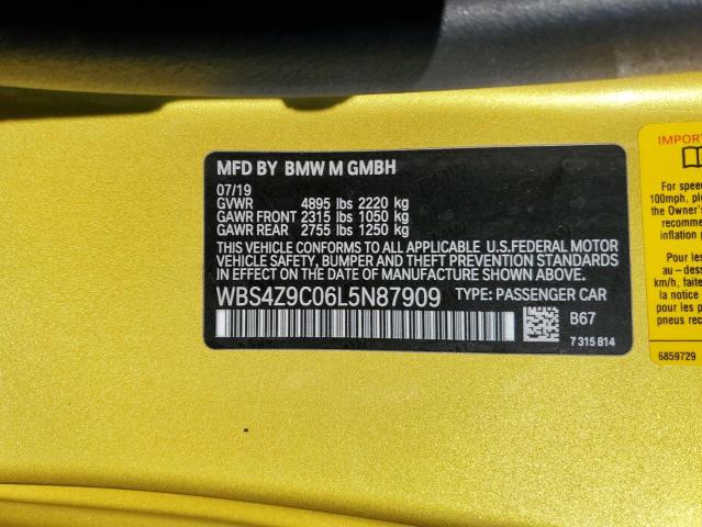 WBS4Z9C06L5N87909 BMW M4
