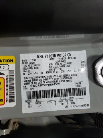 3FMCR9D93PRD01352 Ford Bronco Sport Badlands