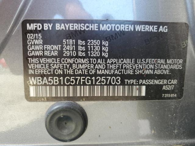 WBA5B1C57FG125703 BMW 535 I