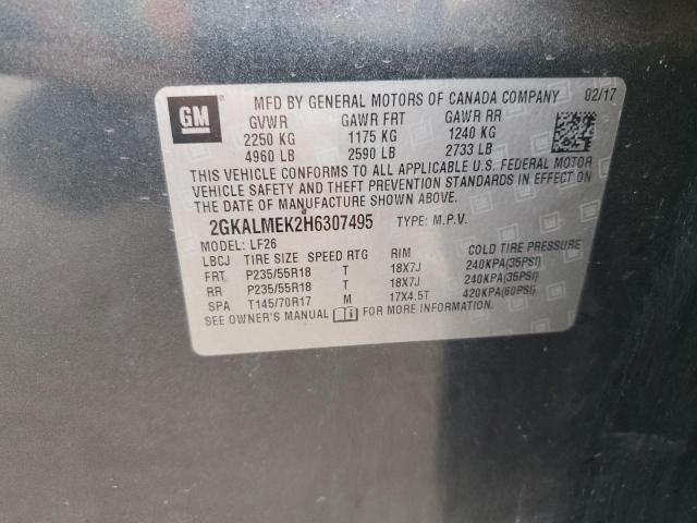 2GKALMEK2H6307495 GMC Terrain Sle