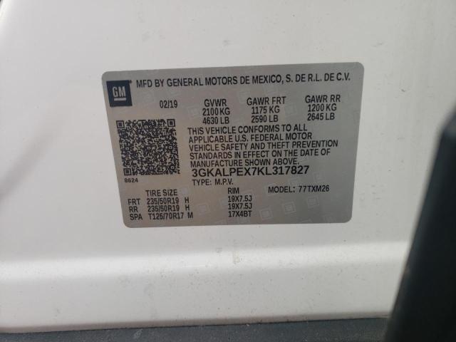 3GKALPEX7KL317827 GMC Terrain Slt