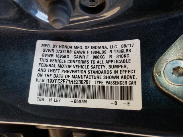 19XFC2F71HE230201 Honda CIVIC EX
