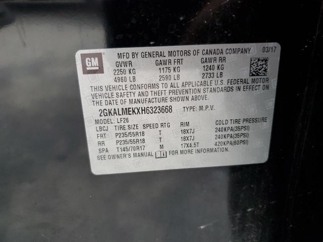 2GKALMEKXH6323668 GMC Terrain Sle