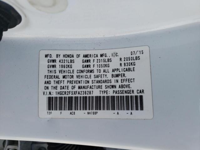 1HGCR2F5XFA236287 Honda Accord Sport