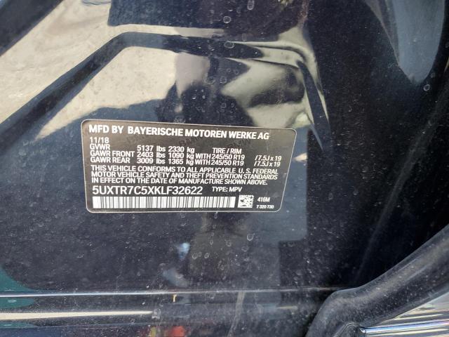 5UXTR7C5XKLF32622 BMW X3 Sdrive30i