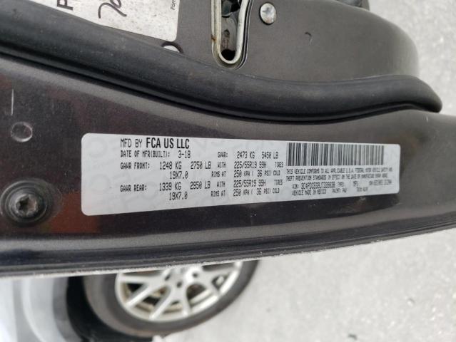 3C4PDCEG9JT339838 Dodge JOURNEY GT