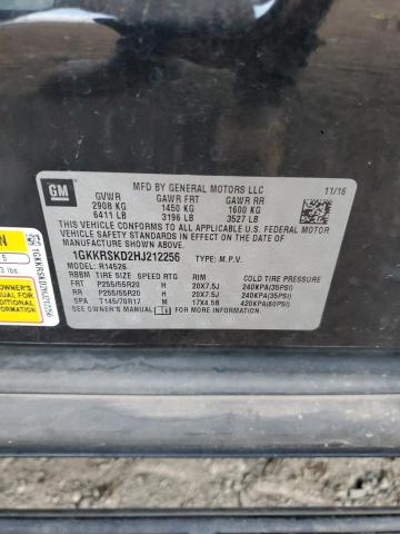 1GKKRSKD2HJ212256 GMC Acadia Limited Slt-2