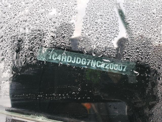 1C4RDJDG7NC220007 Dodge DURANGO GT
