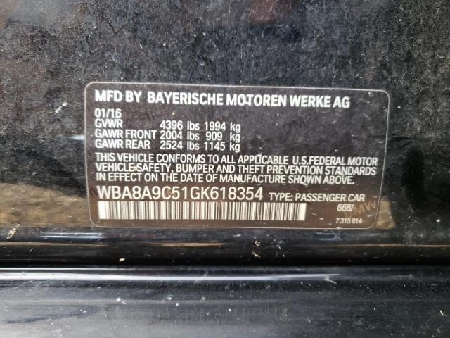 WBA8A9C51GK618354 BMW 320 I