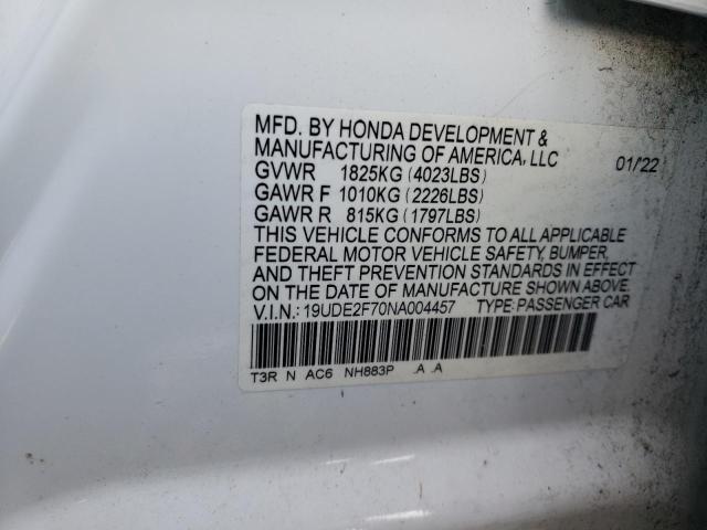 19UDE2F70NA004457 Acura Ilx Premium