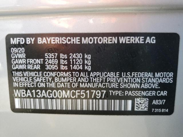 WBA13AG00MCF51797 BMW 530e