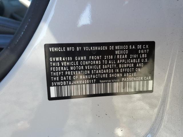 3VWDB7AJ4HM405117 Volkswagen JETTA SE