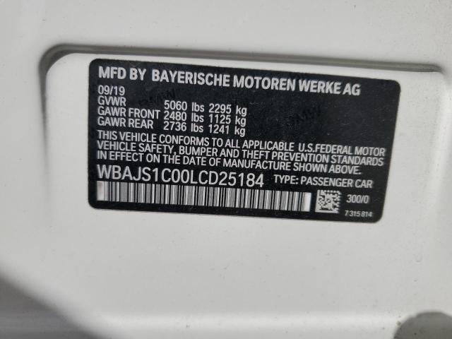WBAJS1C00LCD25184 BMW 540 I