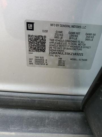 1GKKNULS5KZ183221 GMC Acadia Slt-1