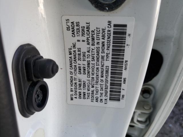 2HGFB2F55FH538623 Honda Civic Lx