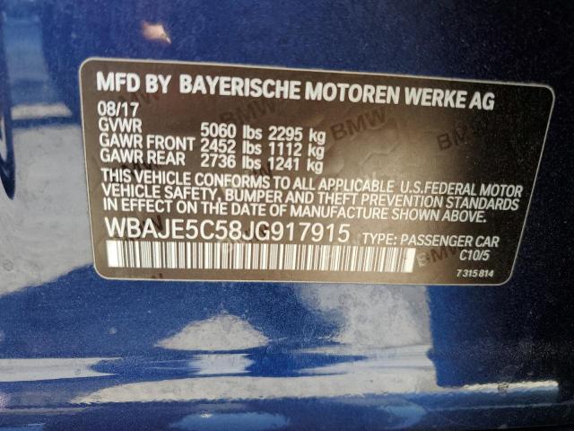 WBAJE5C58JG917915 BMW 540 I