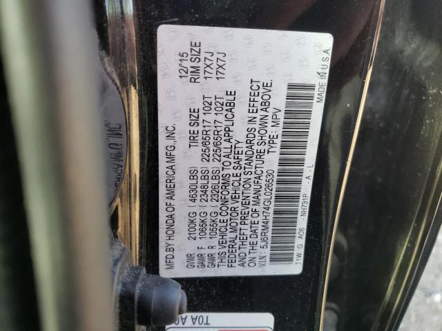 5J6RM4H74GL026530 Honda CR-V EXL
