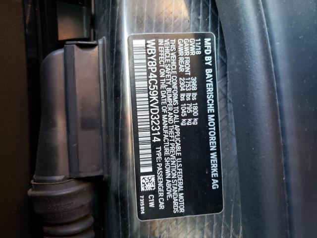 WBY8P4C59KVD32314 BMW I3 REX