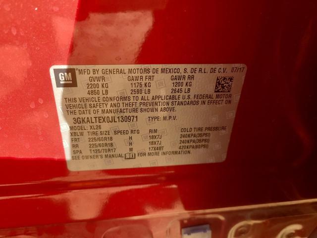 3GKALTEX0JL130971 GMC Terrain Sle