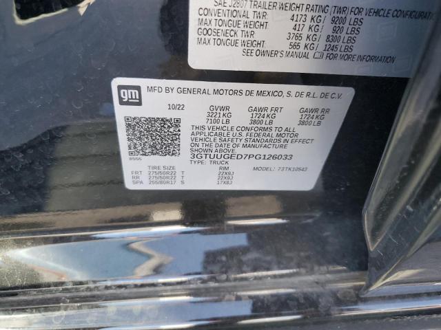 3GTUUGED7PG126033 GMC Sierra K1500 Denali