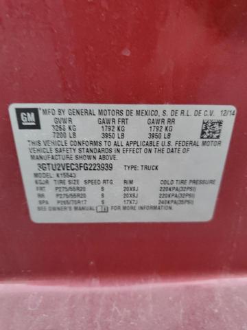 3GTU2VEC3FG223939 GMC Sierra K1500 Slt