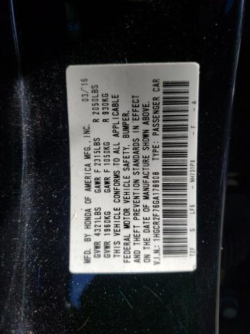 1HGCR2F76GA178908 Honda ACCORD EX