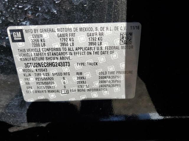 3GTU2NEC8HG243073 GMC Sierra K1500 Slt