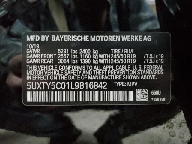 5UXTY5C01L9B16842 BMW X3 Xdrive30i