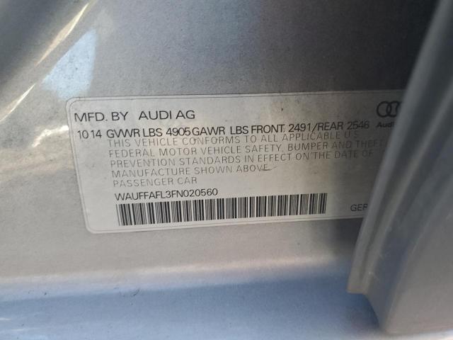WAUFFAFL3FN020560 Audi A4 Premium Plus