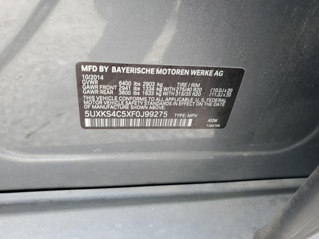 5UXKS4C5XF0J99275 BMW X5 Xdrive35d
