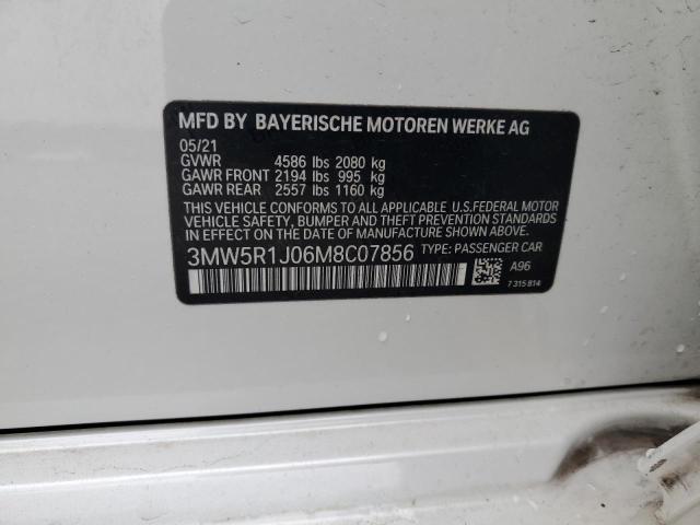 3MW5R1J06M8C07856 BMW 330I