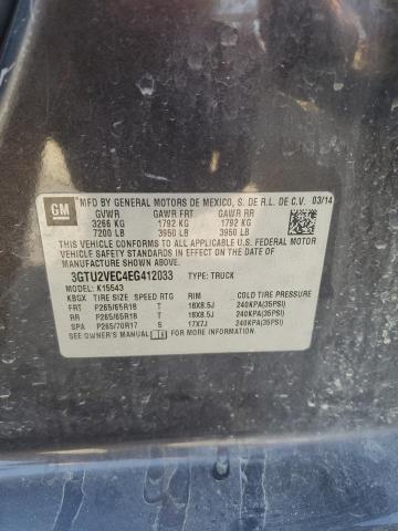 3GTU2VEC4EG412033 GMC Sierra K1500 Slt