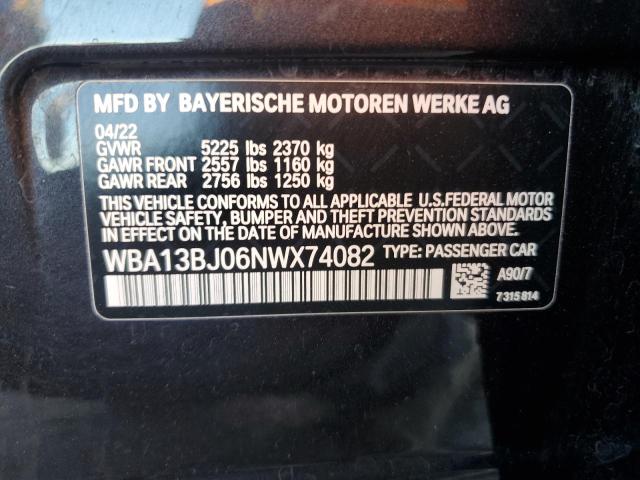 WBA13BJ06NWX74082 BMW 530 XI