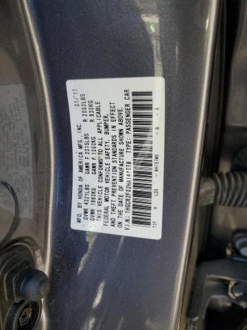 1HGCR2F02HA144078 Honda ACCORD EX