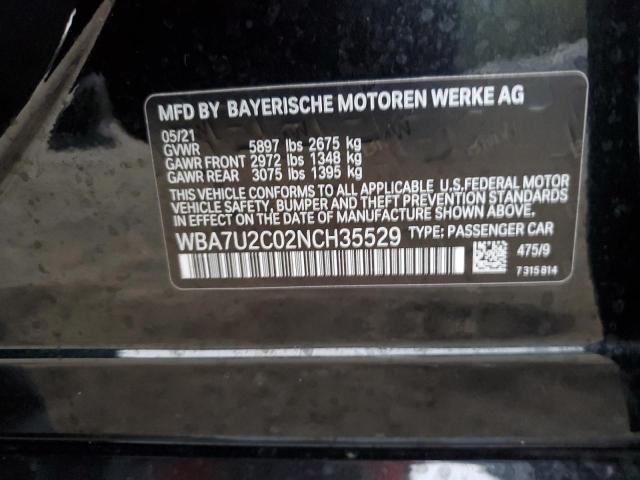 WBA7U2C02NCH35529 BMW 750 Xi
