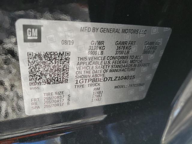 1GTP8BED7LZ104015 GMC Sierra C1500 Sle